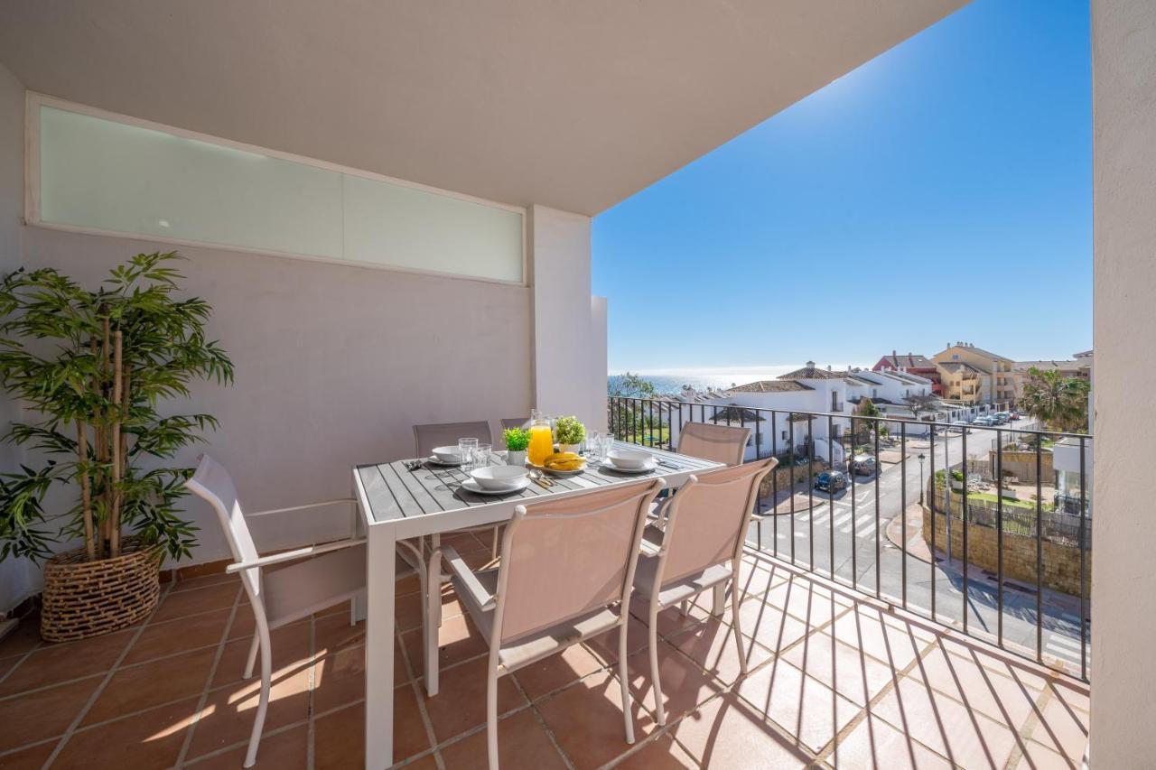Apartamento Con Vistas Al Mar En Manilva Playa Kültér fotó