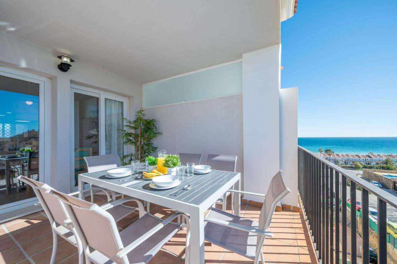 Apartamento Con Vistas Al Mar En Manilva Playa Kültér fotó